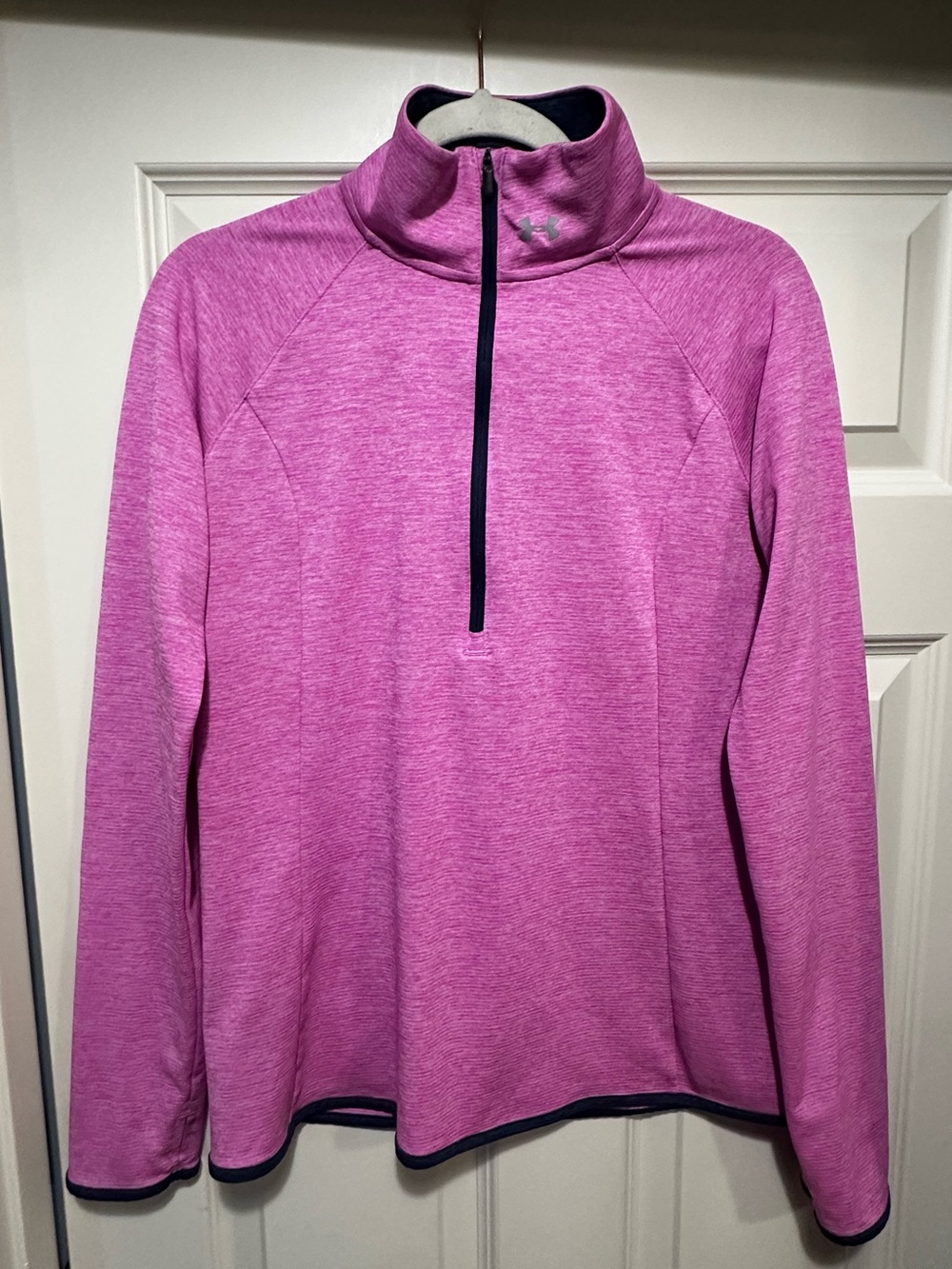 Women's Under Armour Quarter Zip Pink Running Pullover
